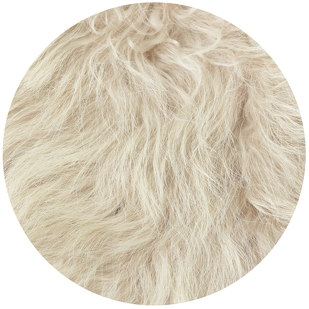 CURLY GOATSKIN for Upholstery – Sculptural Texture, Naturally