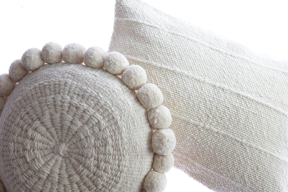 Boho Pom Pom Pillow