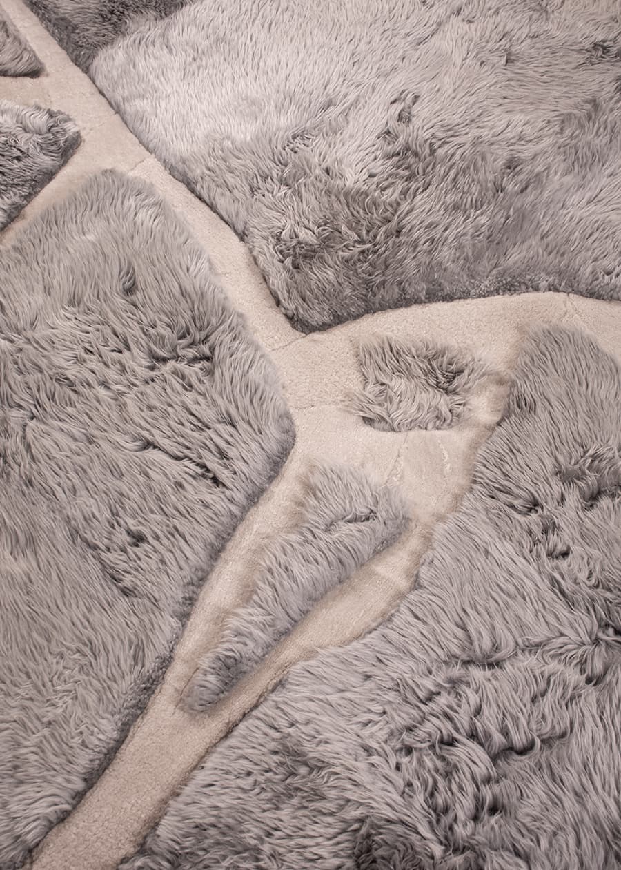 ARMOR High - Low Sheepskin Rug – Sculpted Texture in Custom Sizes