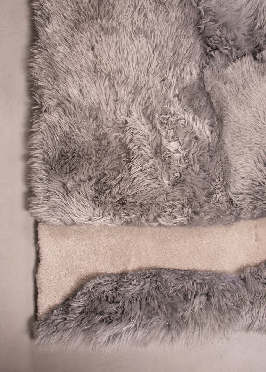 ARMOR High - Low Sheepskin Rug – Sculpted Texture in Custom Sizes