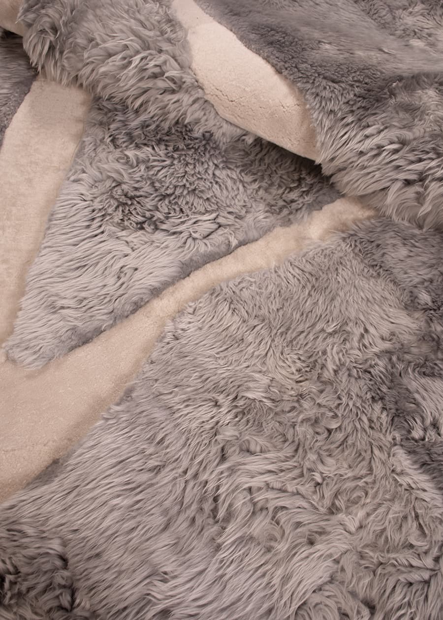 ARMOR High - Low Sheepskin Rug – Sculpted Texture in Custom Sizes