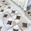 ALPHA – Custom Animal Hide Rug in Geometric Circle Pattern