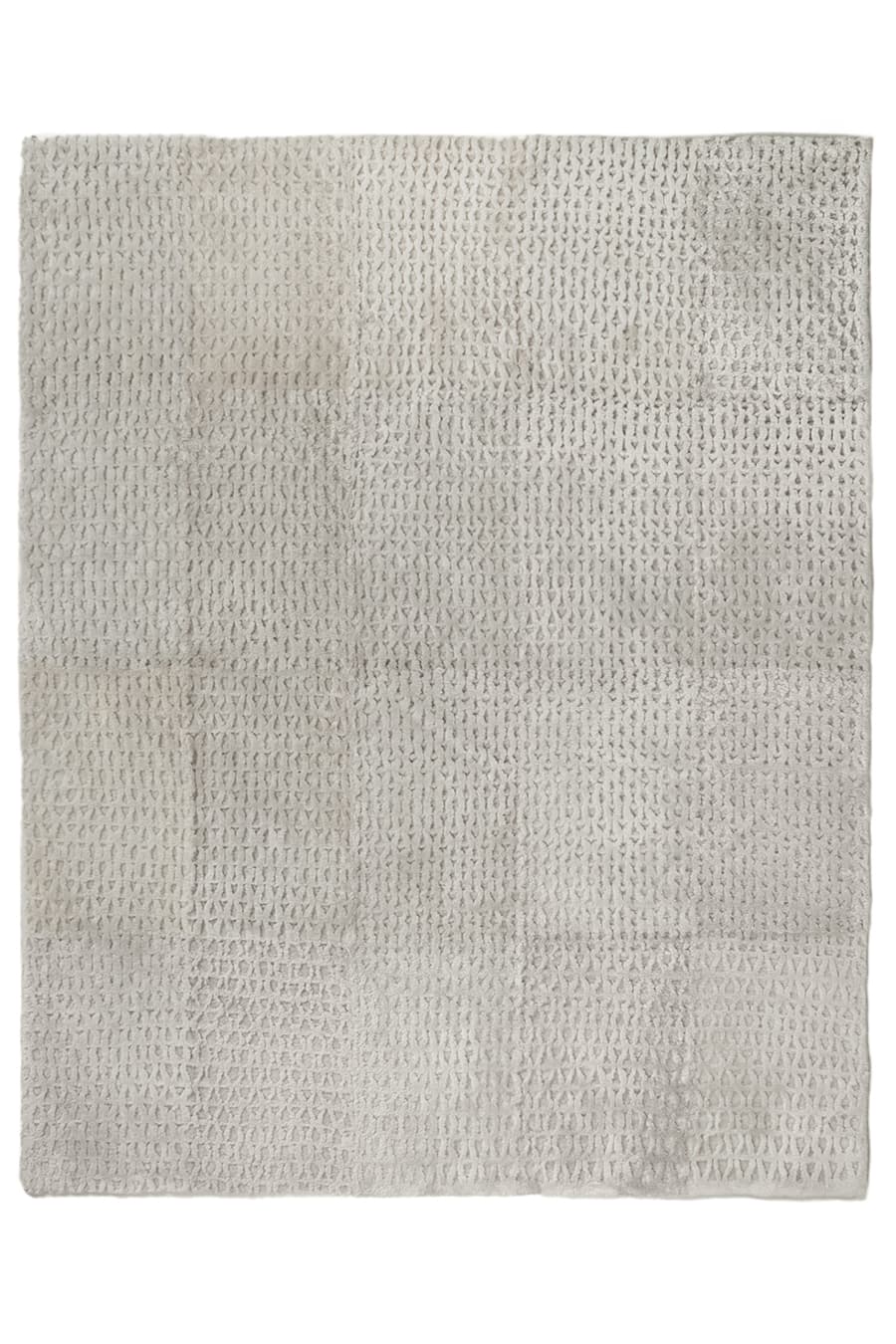 AMANDA - Sculpted Grey Rug