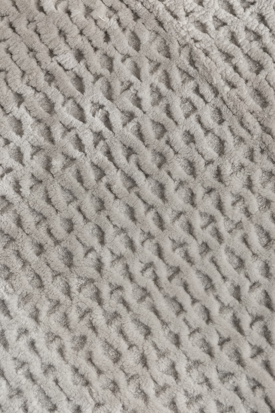 AMANDA - Sculpted Grey Rug