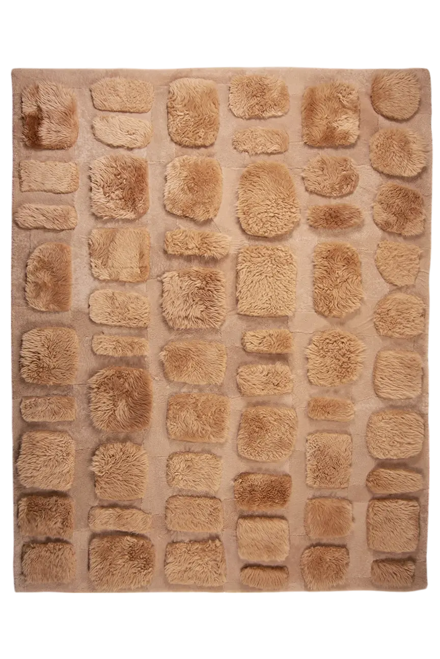 COBBLESTONE – Custom Sheepskin & Shearling Rug