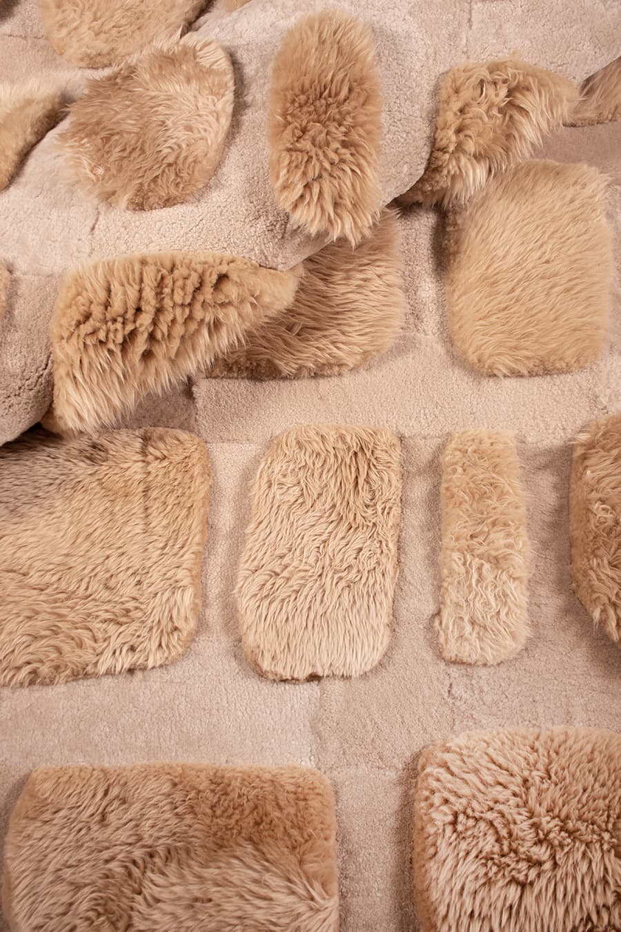 COBBLESTONE – Custom Sheepskin & Shearling Rug