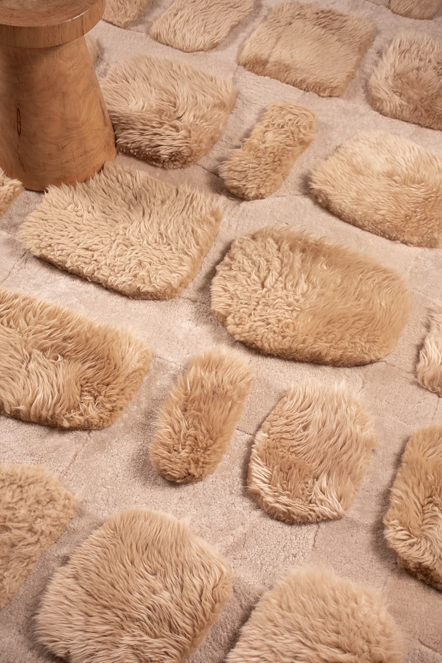 COBBLESTONE – Custom Sheepskin & Shearling Rug