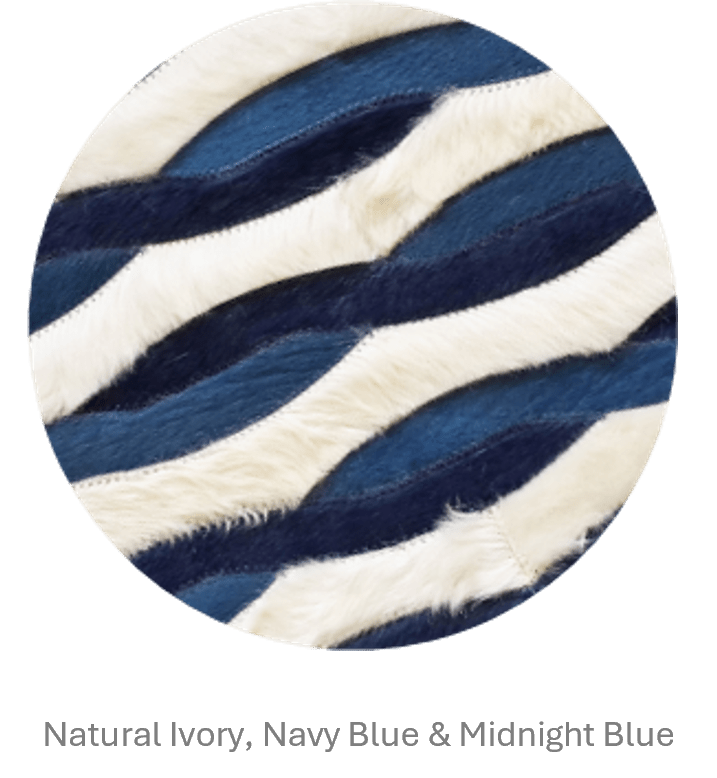 CHAINS - Custom Cowhide Rug for Designers