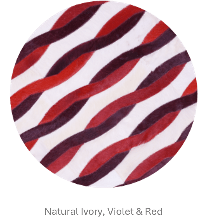 CHAINS - Custom Cowhide Rug for Designers