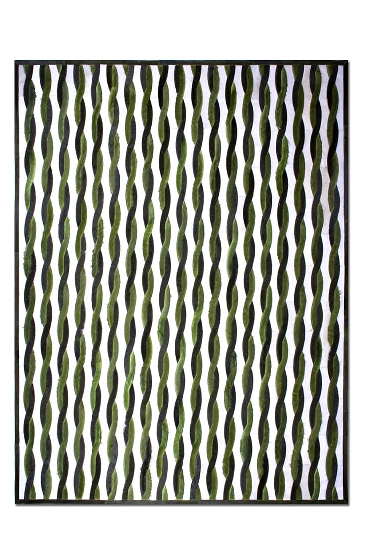 CHAINS - Custom Cowhide Rug for Designers