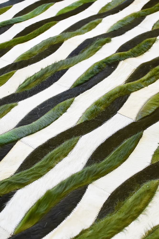 CHAINS - Custom Cowhide Rug for Designers