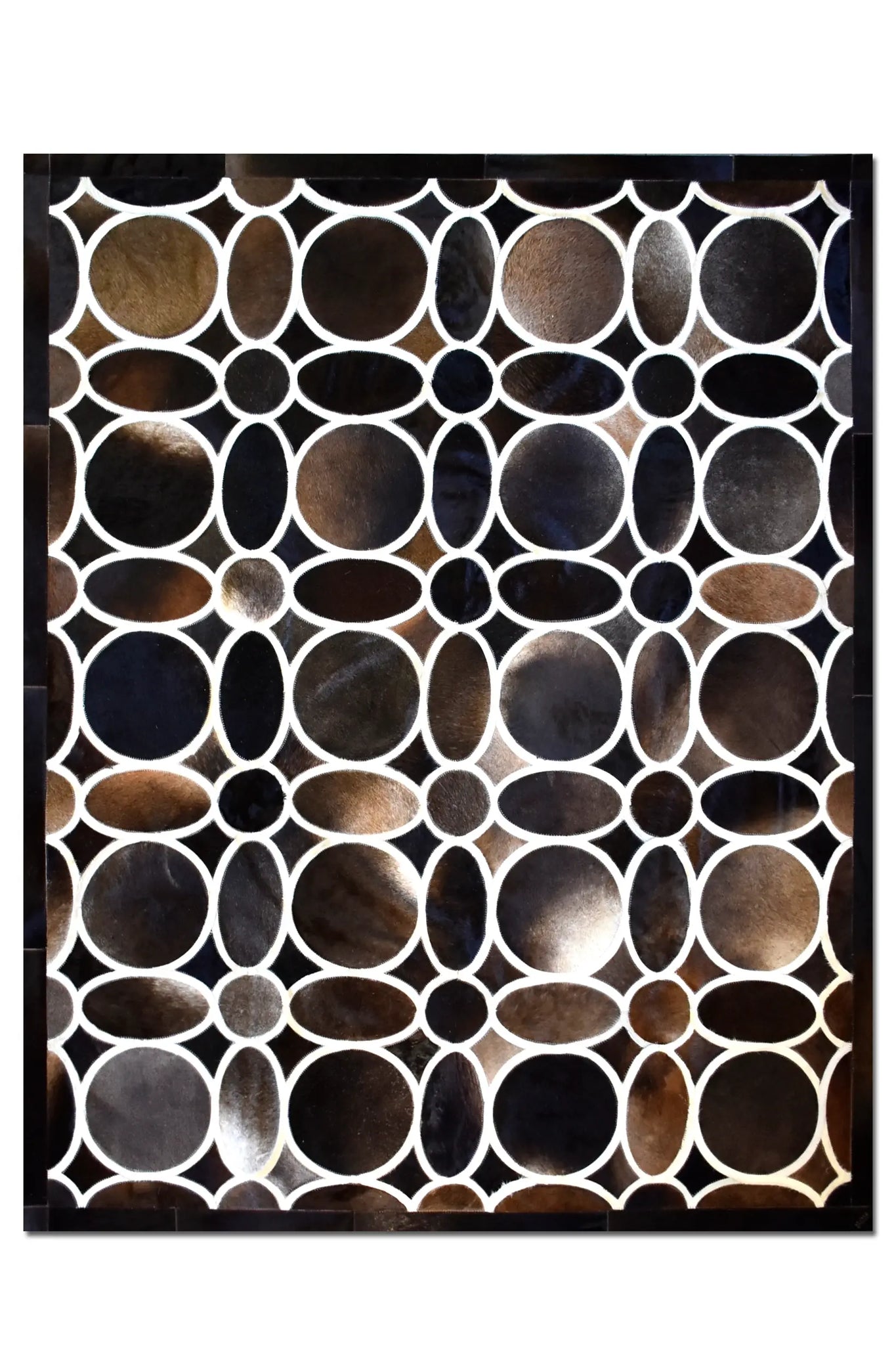 FLOWER – Designer Cowhide Carpet for Bedrooms