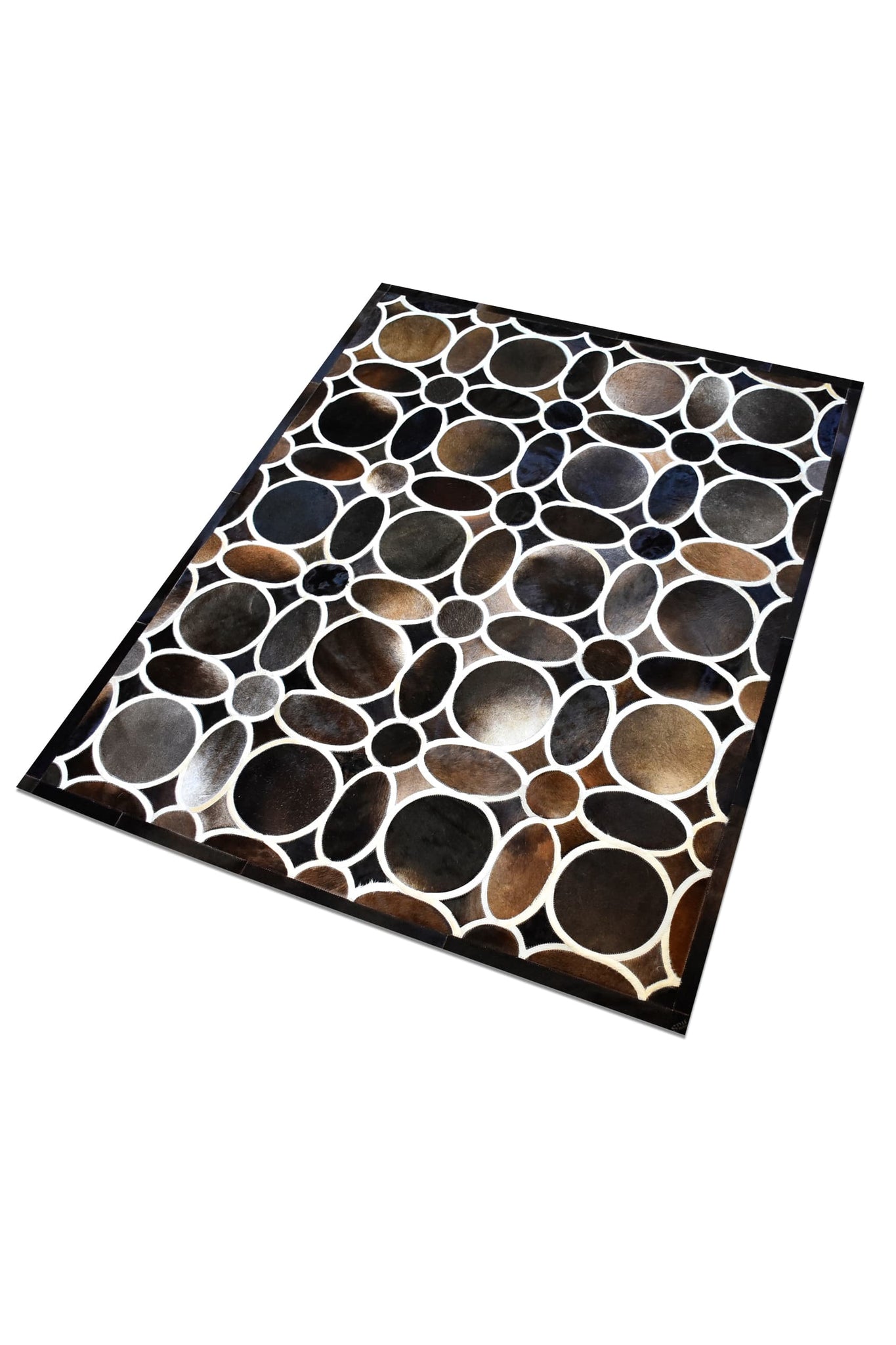 FLOWER – Designer Cowhide Carpet for Bedrooms