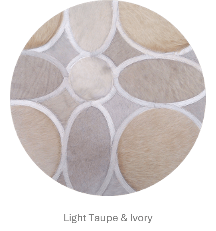 FLOWER – Designer Cowhide Carpet for Bedrooms