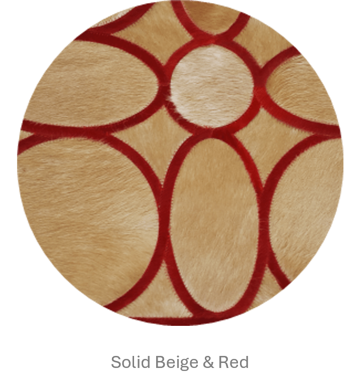 FLOWER – Designer Cowhide Carpet for Bedrooms