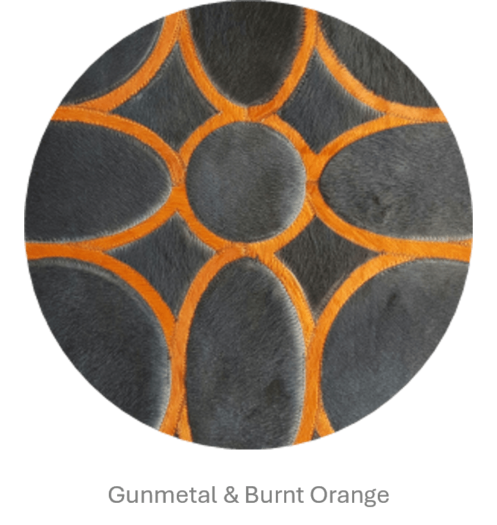 FLOWER – Designer Cowhide Carpet for Bedrooms