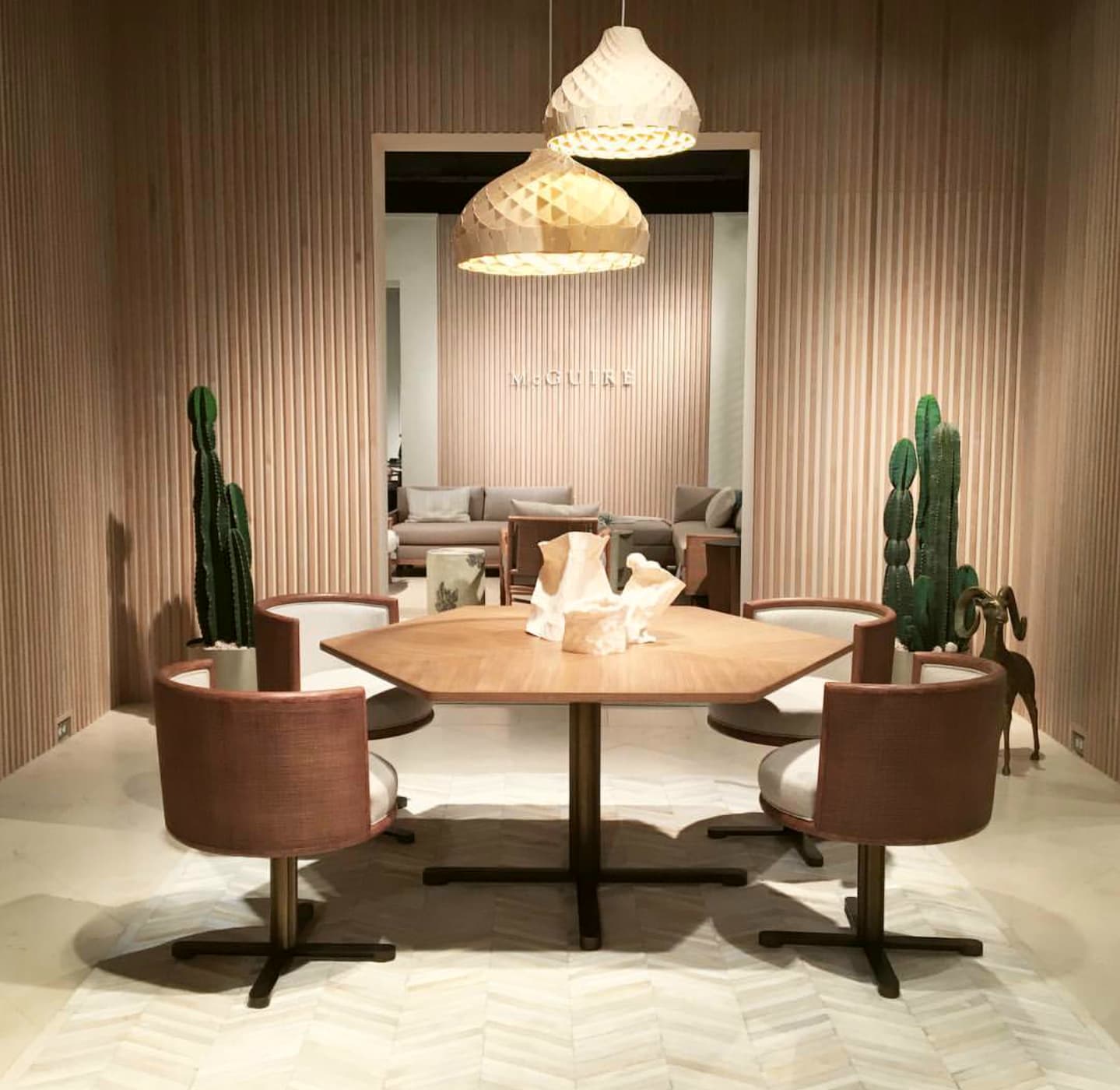 HERRINGBONE LONG – Large Patchwork Cowhide Rug