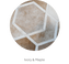 HEXAGON – Modern Patterned Rug in Organic Hide