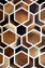 HEXAGON – Modern Patterned Rug in Organic Hide