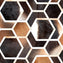 HEXAGON – Modern Patterned Rug in Organic Hide
