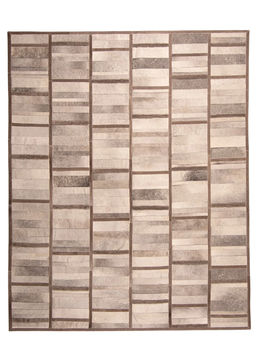 INTERSECTION – Custom Cowhide & Shearling Rug