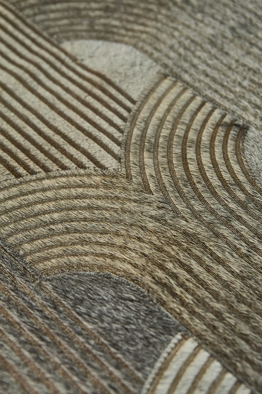 LOOP LASERED - Custom Cowhide Rug