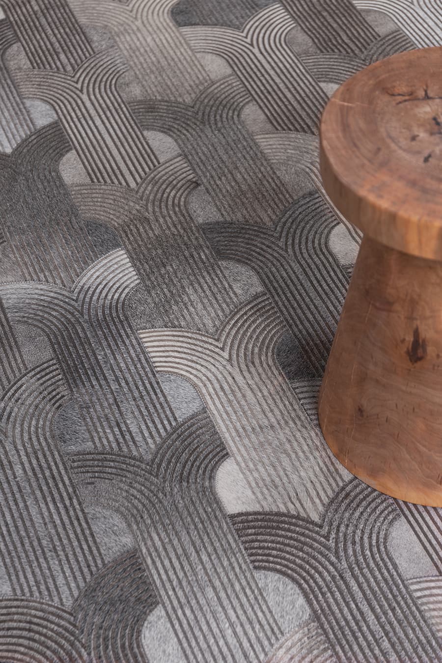 LOOP LASERED - Custom Cowhide Rug
