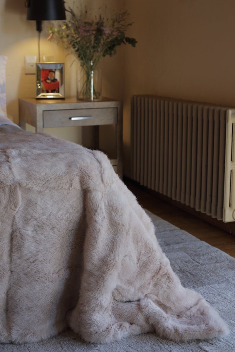 Rabbit Fur Cozy Blanket