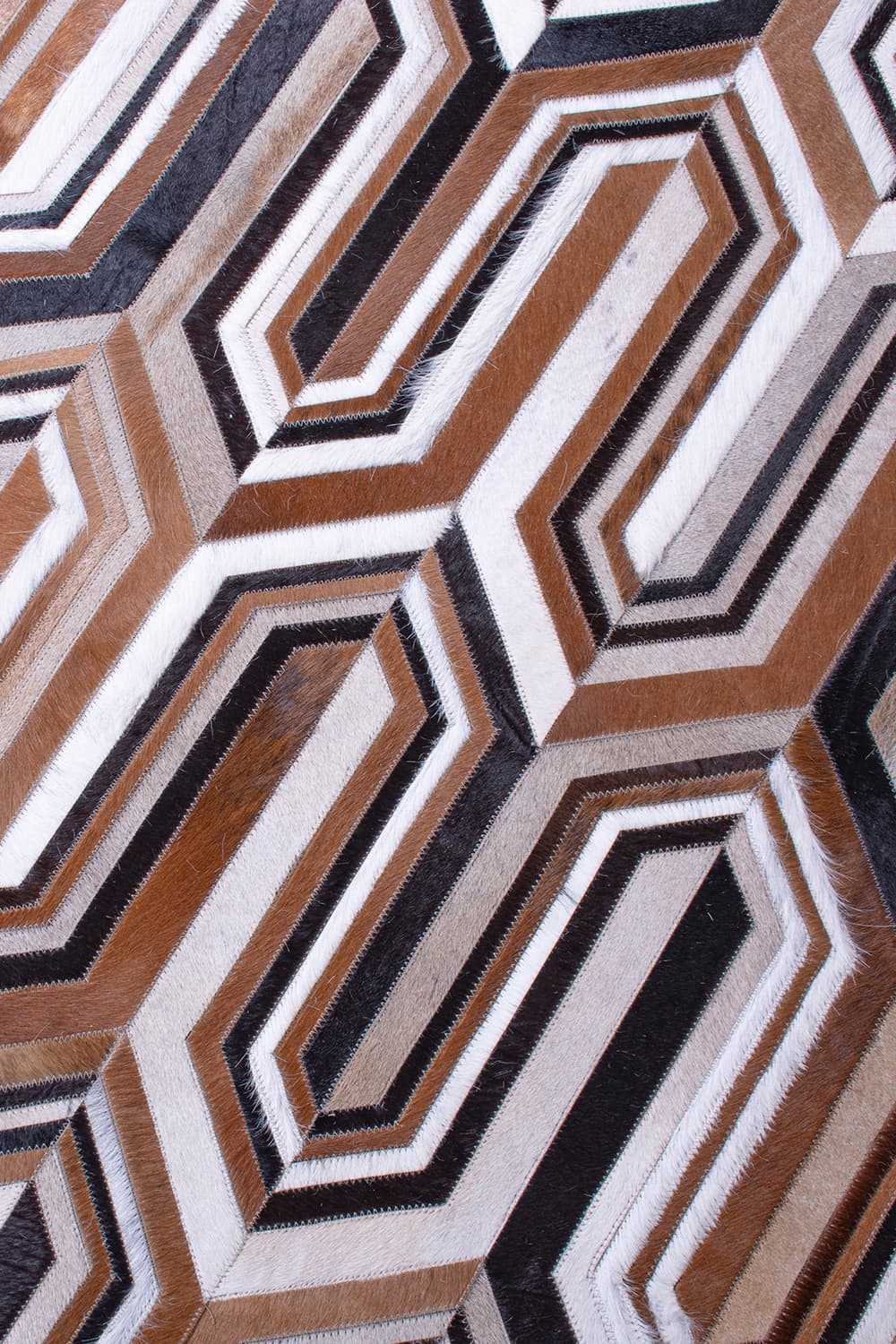 MISSONI – Abstract Patterned Bedroom Cowhide Rug