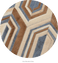 MISSONI – Abstract Patterned Bedroom Cowhide Rug
