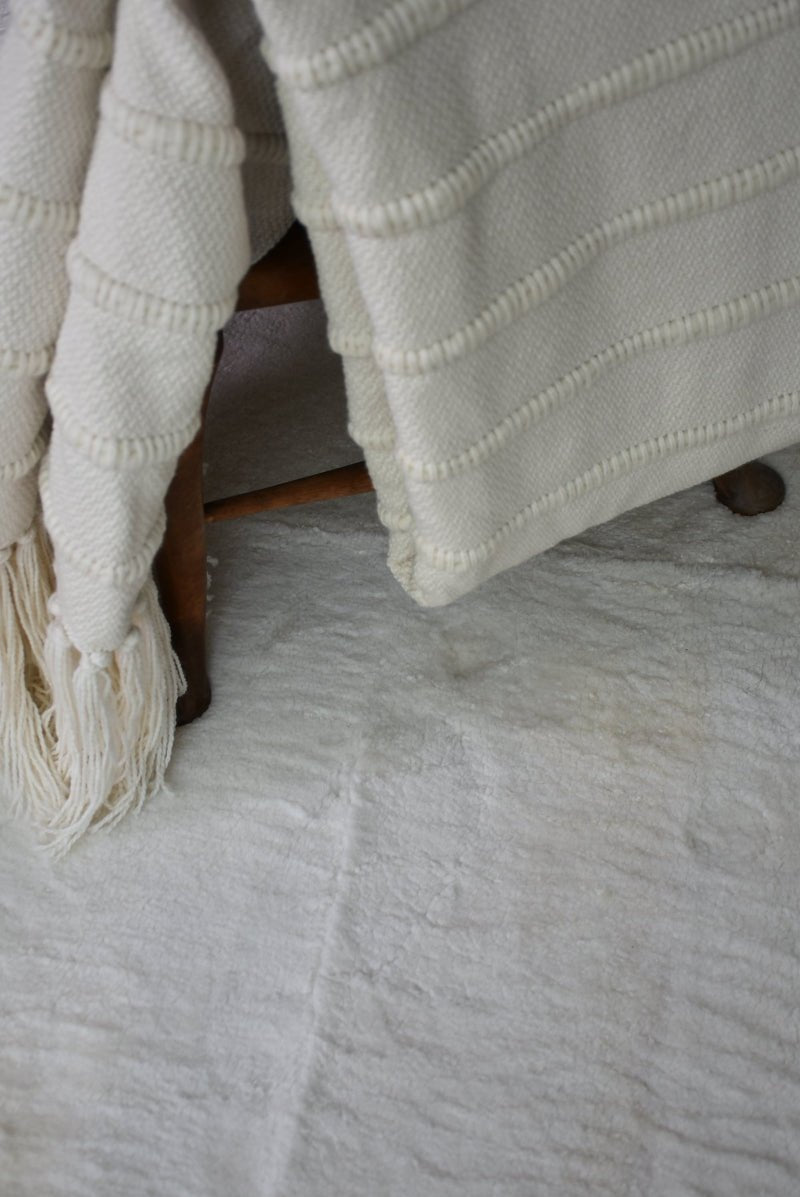 Multi Striped Natural Throw Blanket