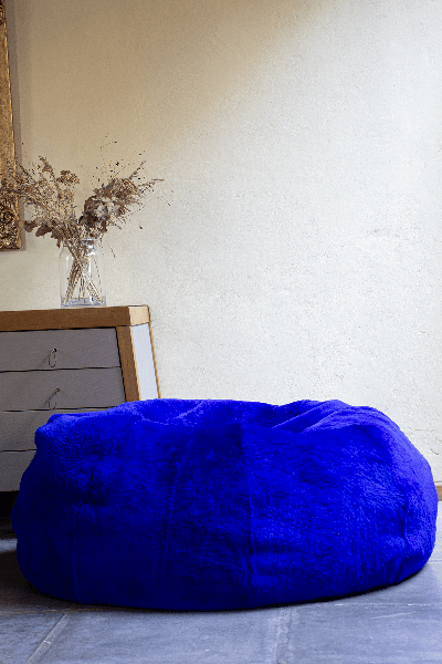 Shearling Handmade Pouf
