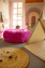 Sheepskin Long Hair Pouf