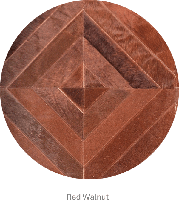 SQUARES – Black and White Patagonian Cowhide Rug