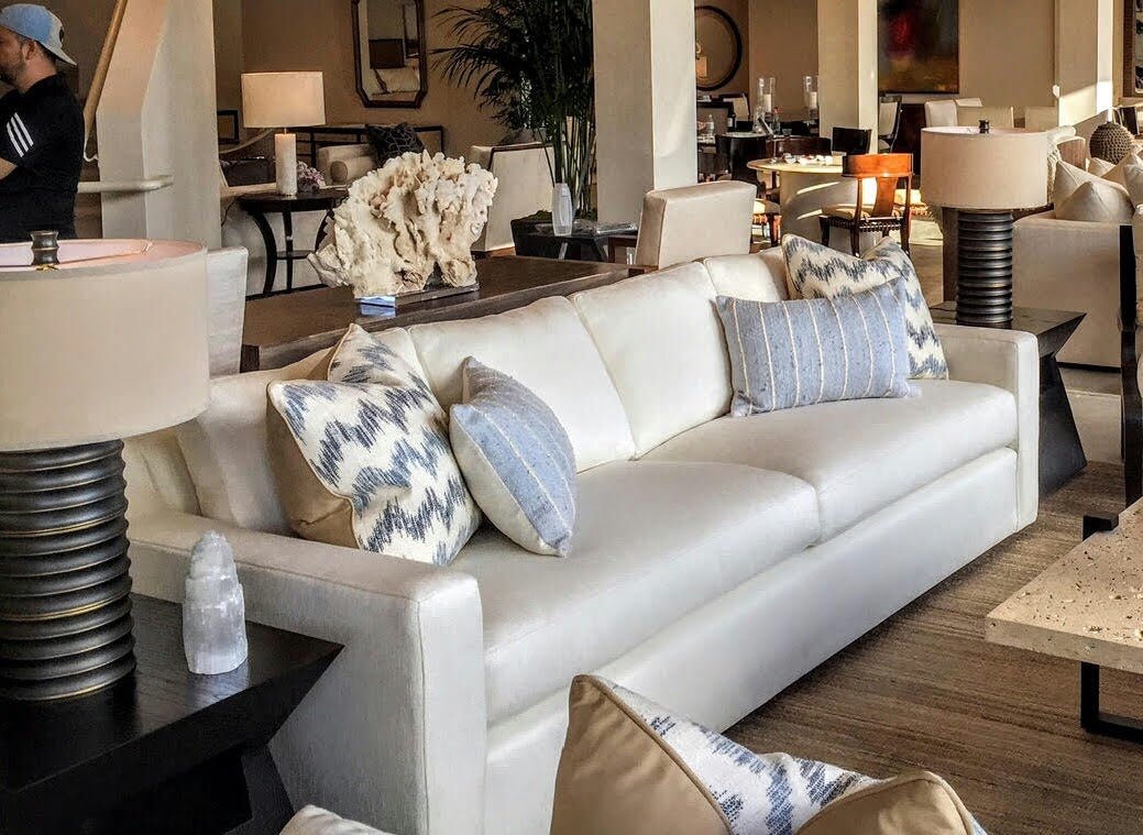 Striped Raw Silk Pillow