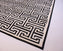 T MODEL – Maze-Inspired Cowhide Patch Rug