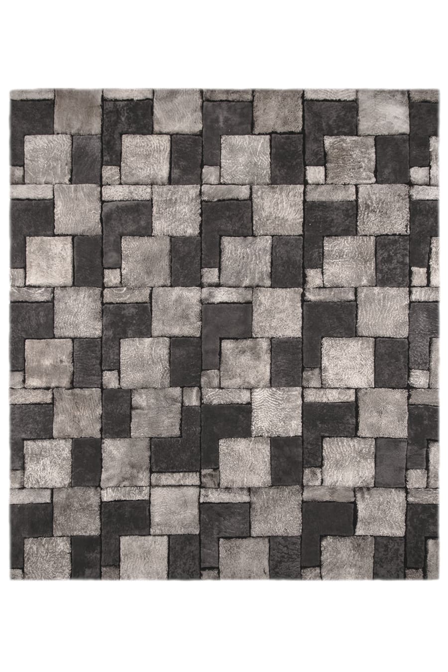 TETRIS HI & LOW – Dimensional Custom Shearling Rug