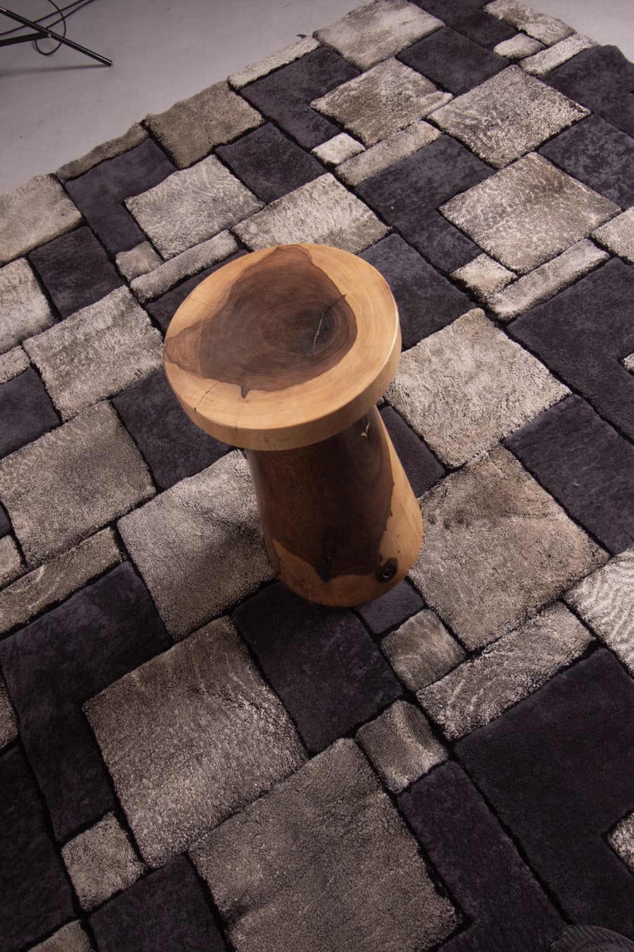 TETRIS HI & LOW – Dimensional Custom Shearling Rug