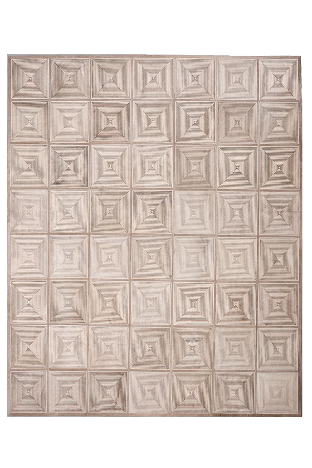 THEO LASERED - Natural Cowhide Rug