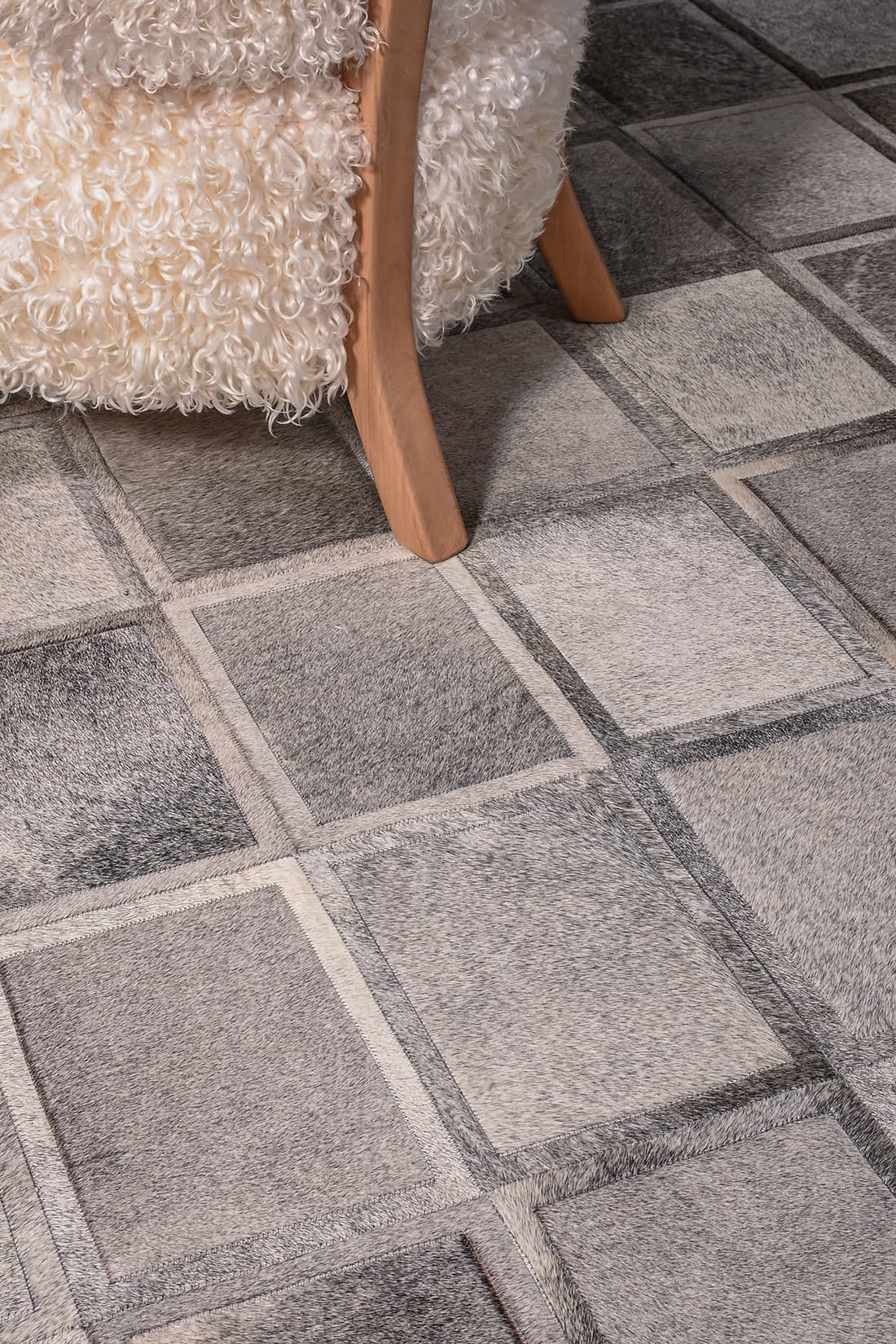 WINDOWS - Hair on Hide Custom Rug