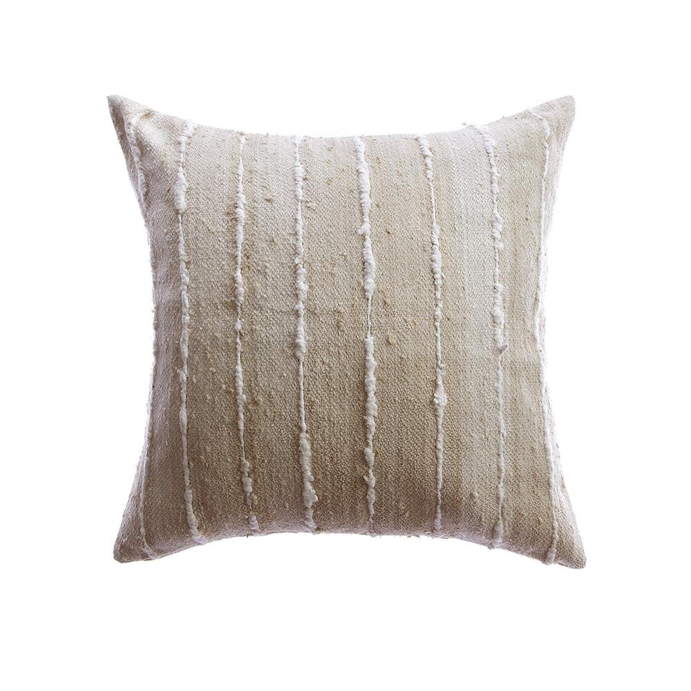 Striped Raw Silk Pillow