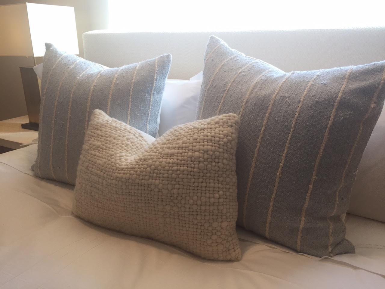 Striped Raw Silk Pillow