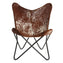 Hair on Hide Butterfly Chair