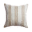 Beige and Ivory Striped Pillow