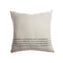 Merino Wool Striped Throw Pillow