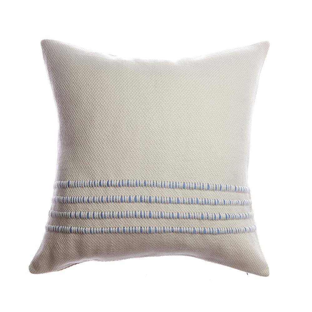 Merino Wool Striped Throw Pillow