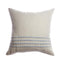 Merino Wool Striped Throw Pillow