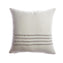 Merino Wool Striped Throw Pillow