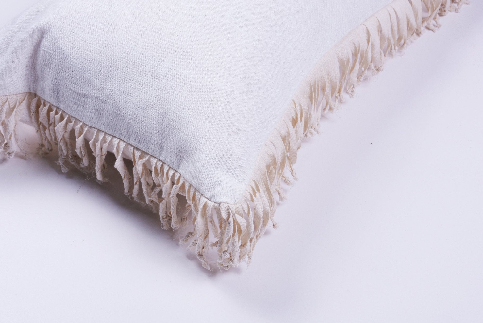 Knotted Fringes Pillow