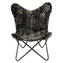 Amanda Charcoal Melange Butterfly Chair